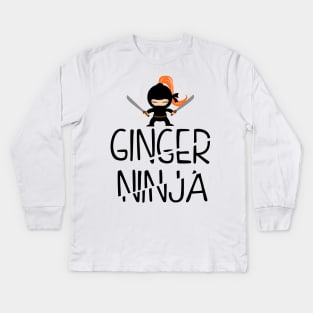 Ginger Ninja Kids Long Sleeve T-Shirt